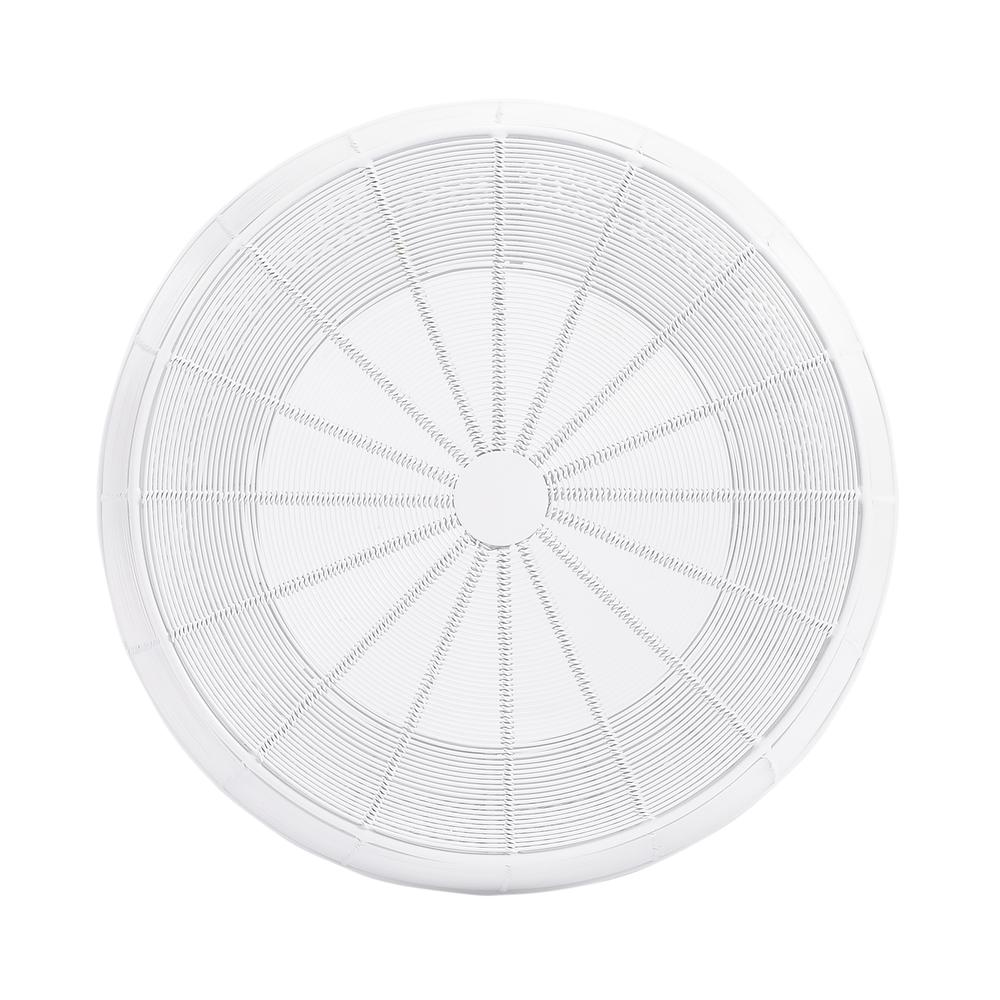 Bellarose  Metal Side Table, White. Picture 7