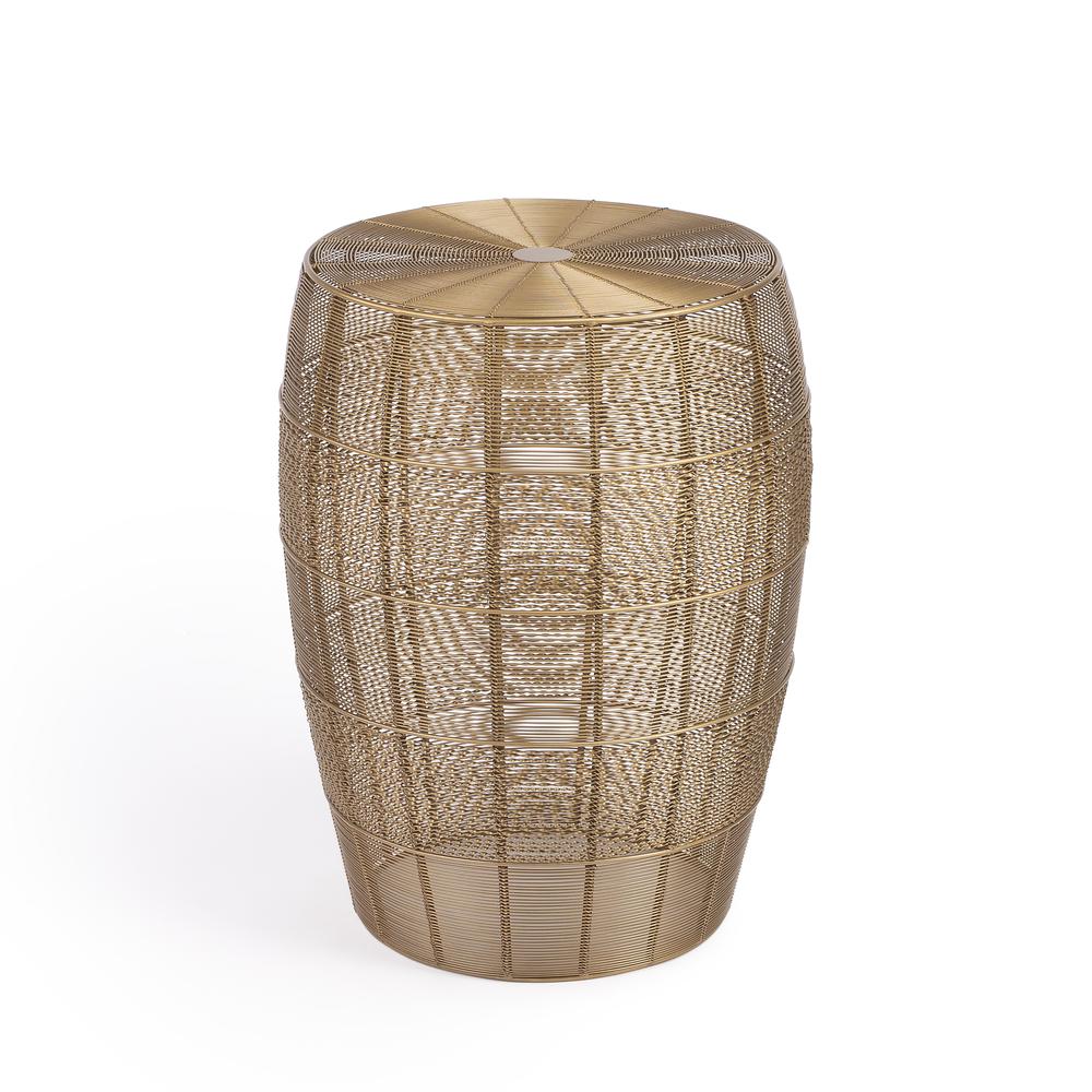 Bellarose  Metal Side Table, Gold. Picture 2