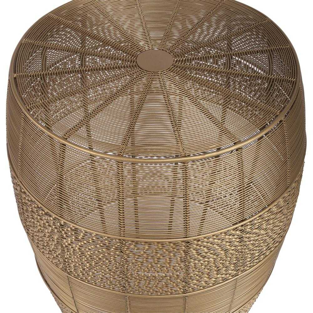 Bellarose  Metal Side Table, Gold. Picture 4