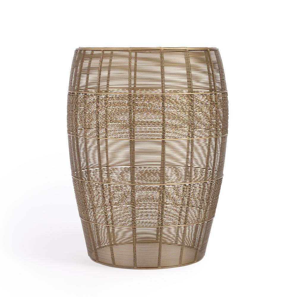Bellarose  Metal Side Table, Gold. Picture 6