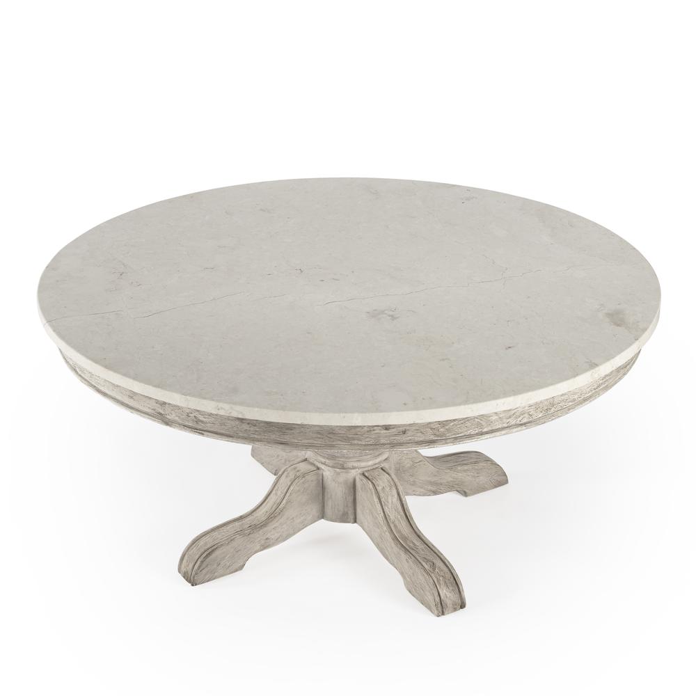 Danielle Marble Coffee Table, Gray. Picture 1