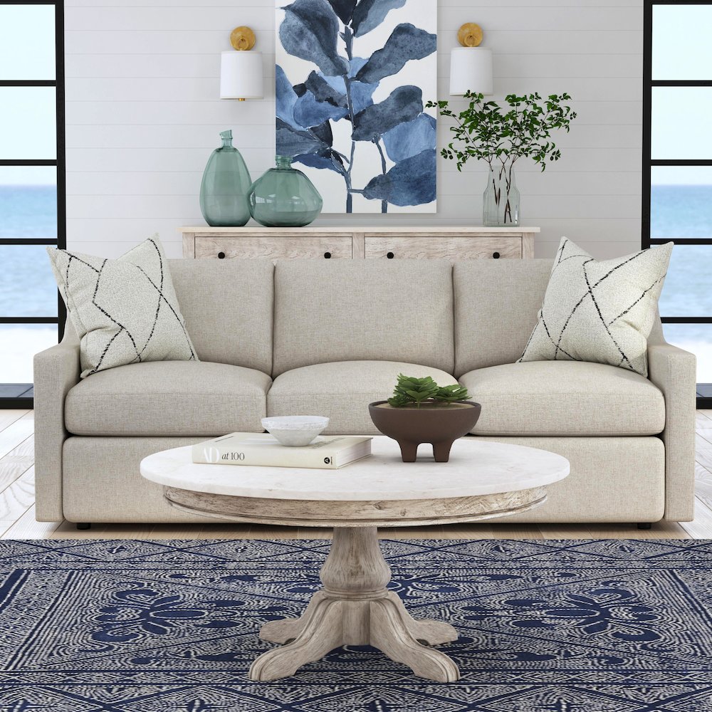 Danielle Marble Coffee Table, Gray. Picture 10