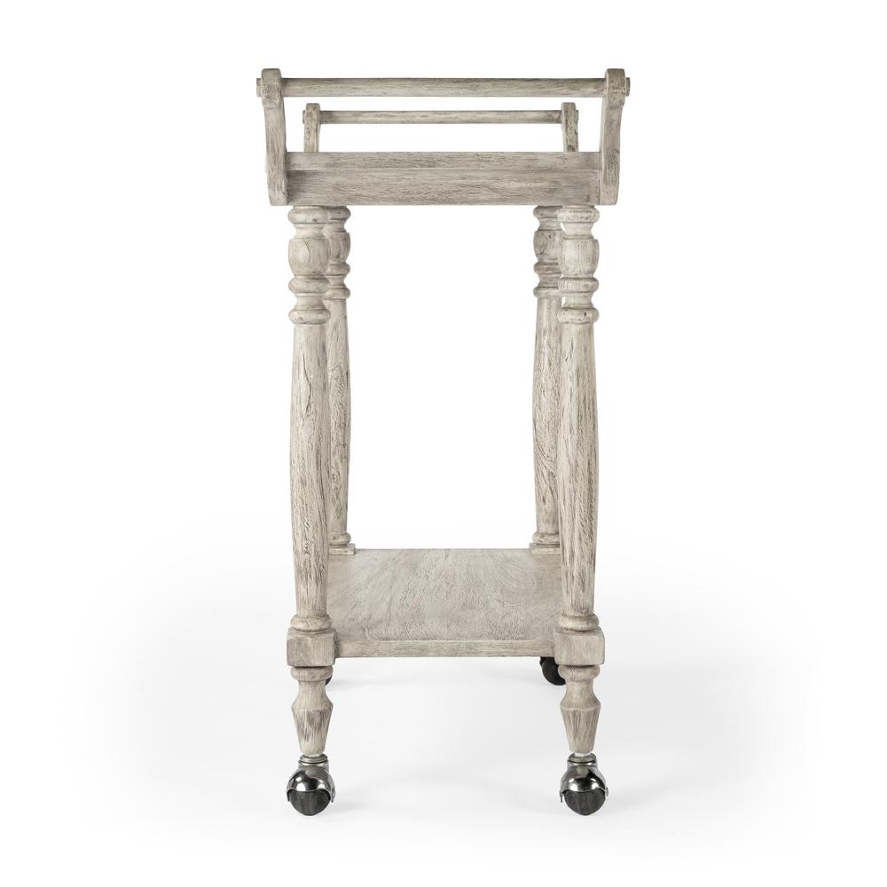 Danielle Marble Bar Cart, Gray. Picture 4