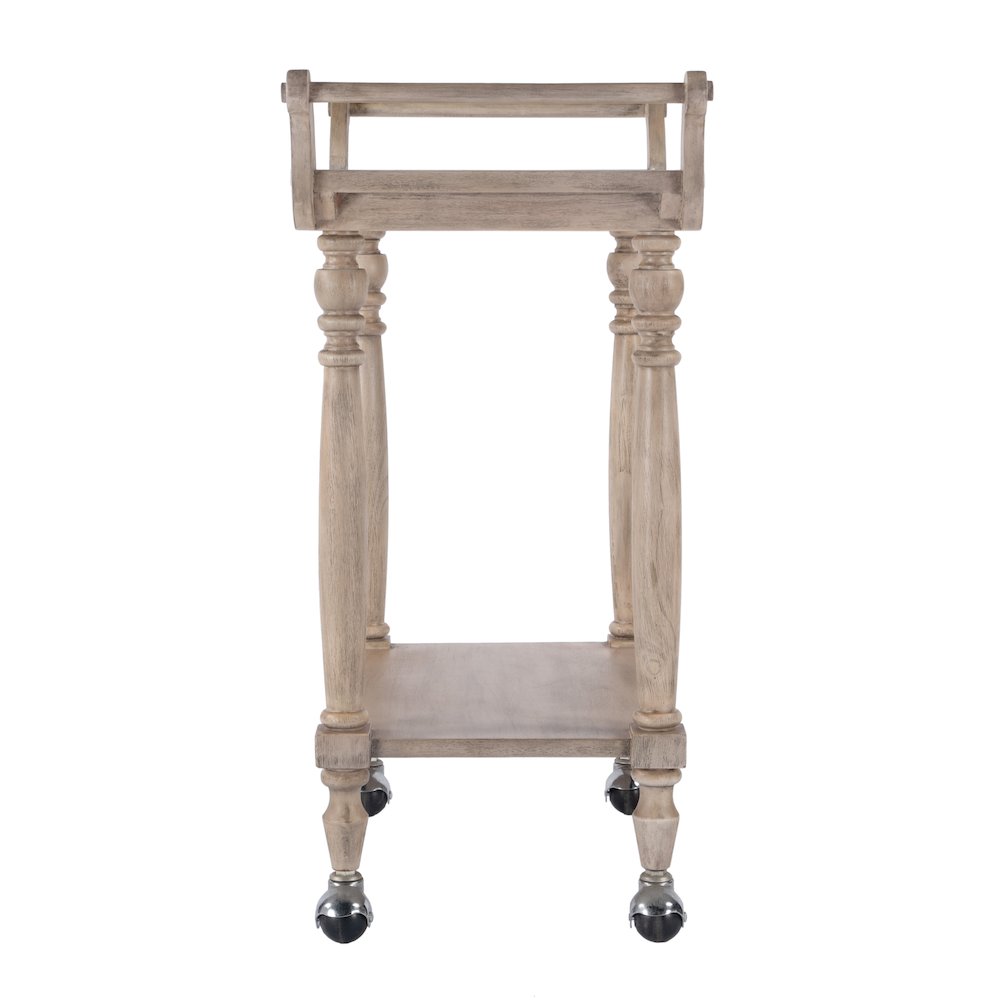 Danielle Marble Bar Cart, Tan/Beige. Picture 4