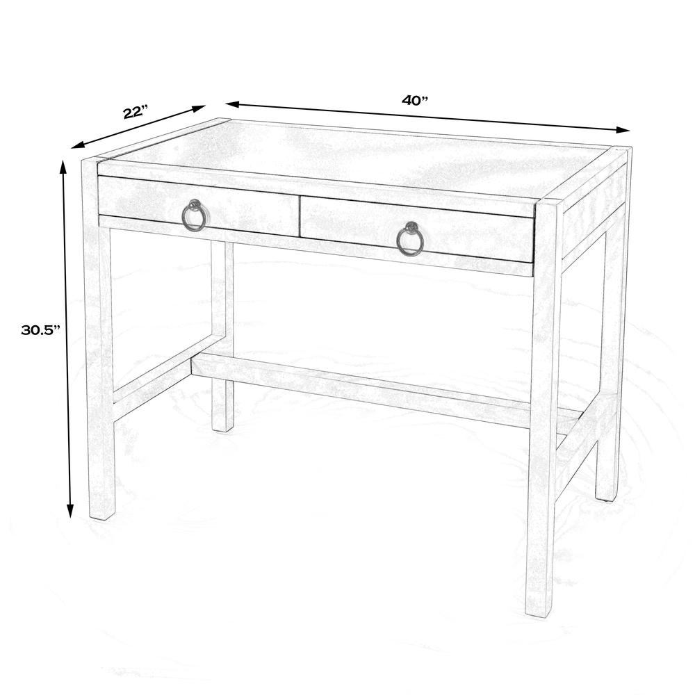 Lark Desk, Navy Blue. Picture 8