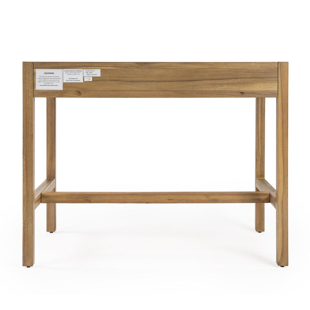 Lark Natural Wood Desk, Light Brown. Picture 6