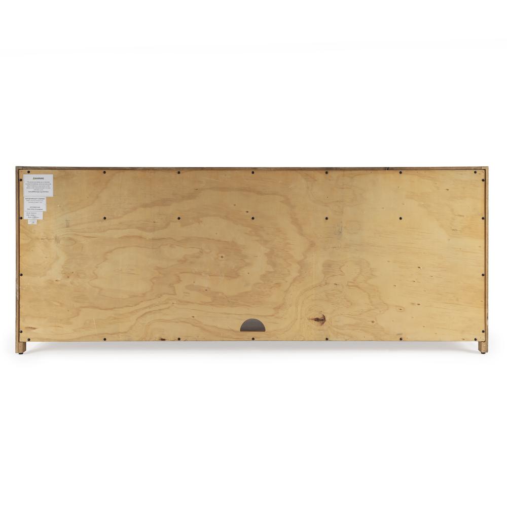 Lark Wood 65" TV Stand with Storage, Light Brown. Picture 7