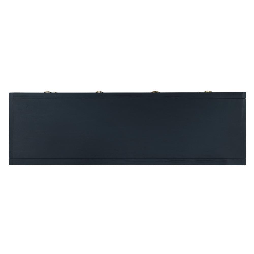 Lark 6 Drawer Dresser, Navy Blue. Picture 6