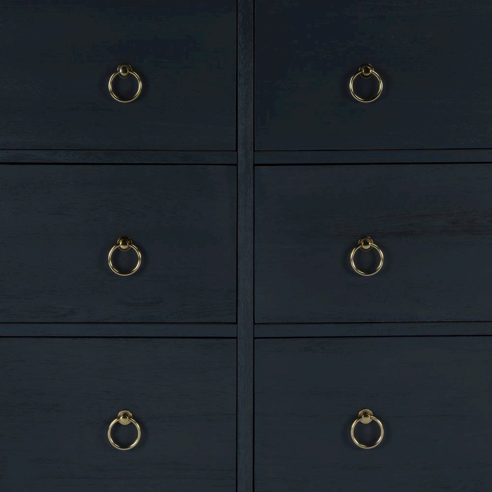 Navy Wood Dresser – 6 Drawer Dresser for Kids Bedroom or Guest Room. Picture 9