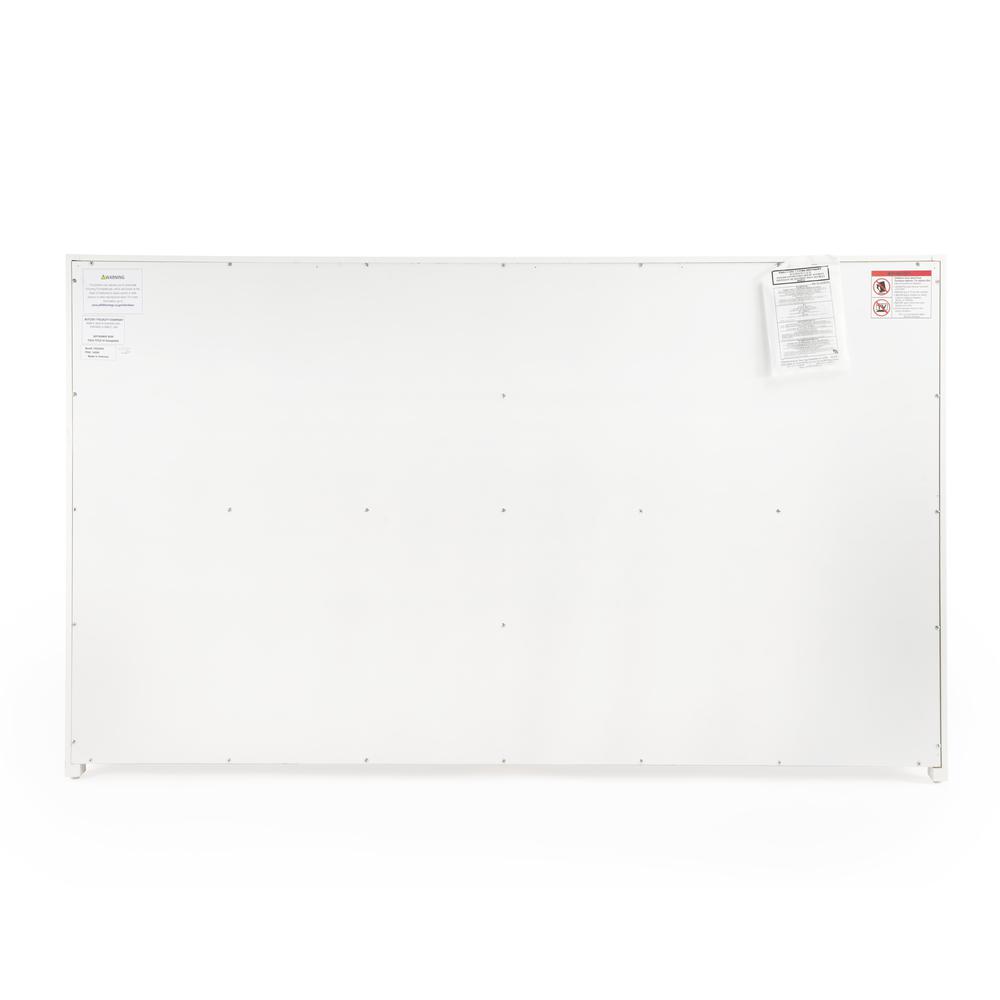 Lark 6 Drawer Dresser, White. Picture 6