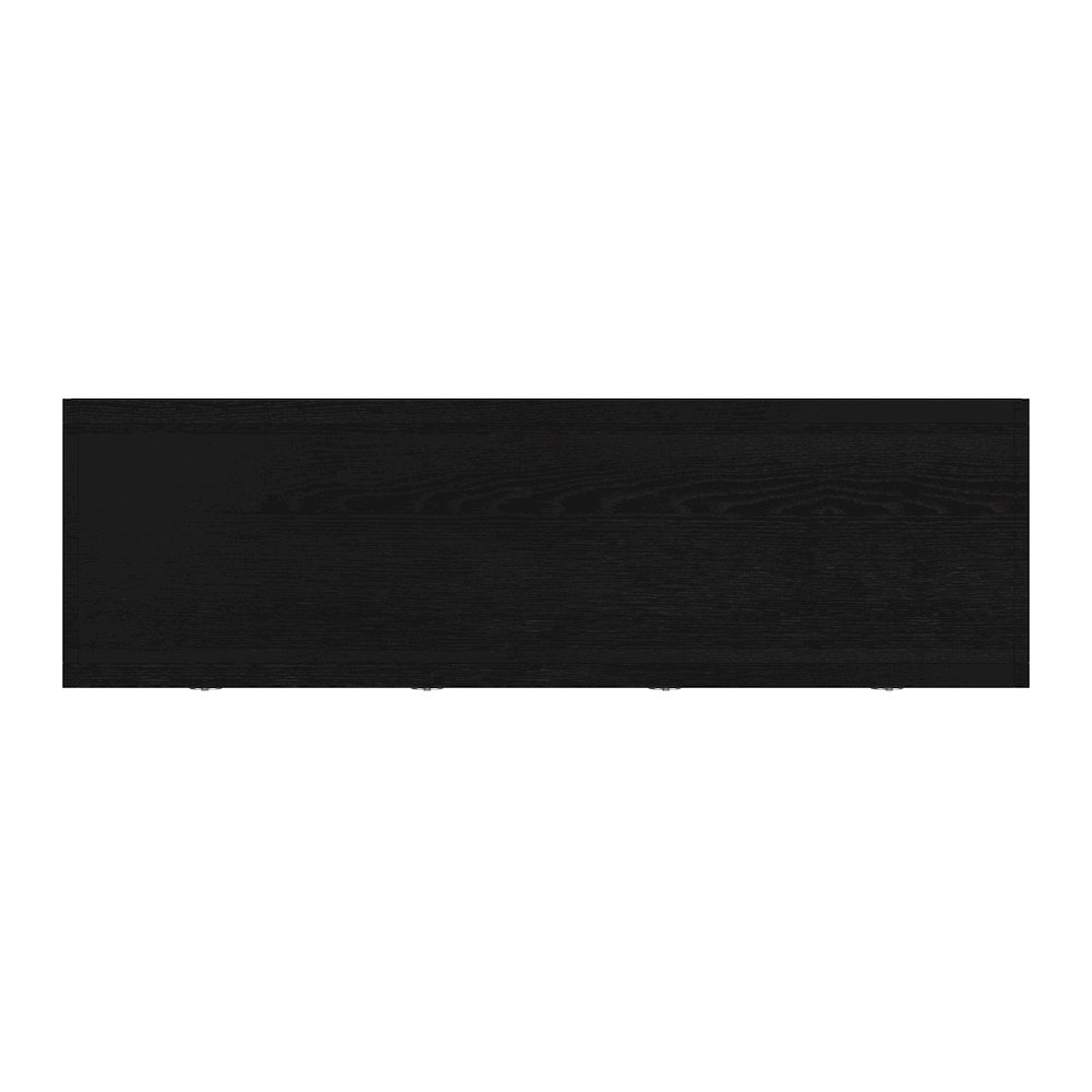 Lark 60 in. W Rectangular Wood 6 Drawer Dresser, Black. Picture 7