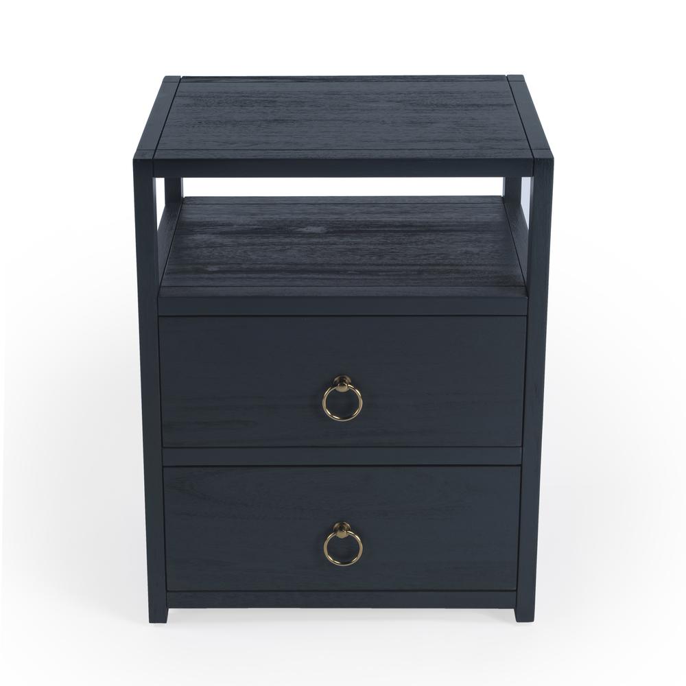 Lark Nightstand, Navy Blue. Picture 3