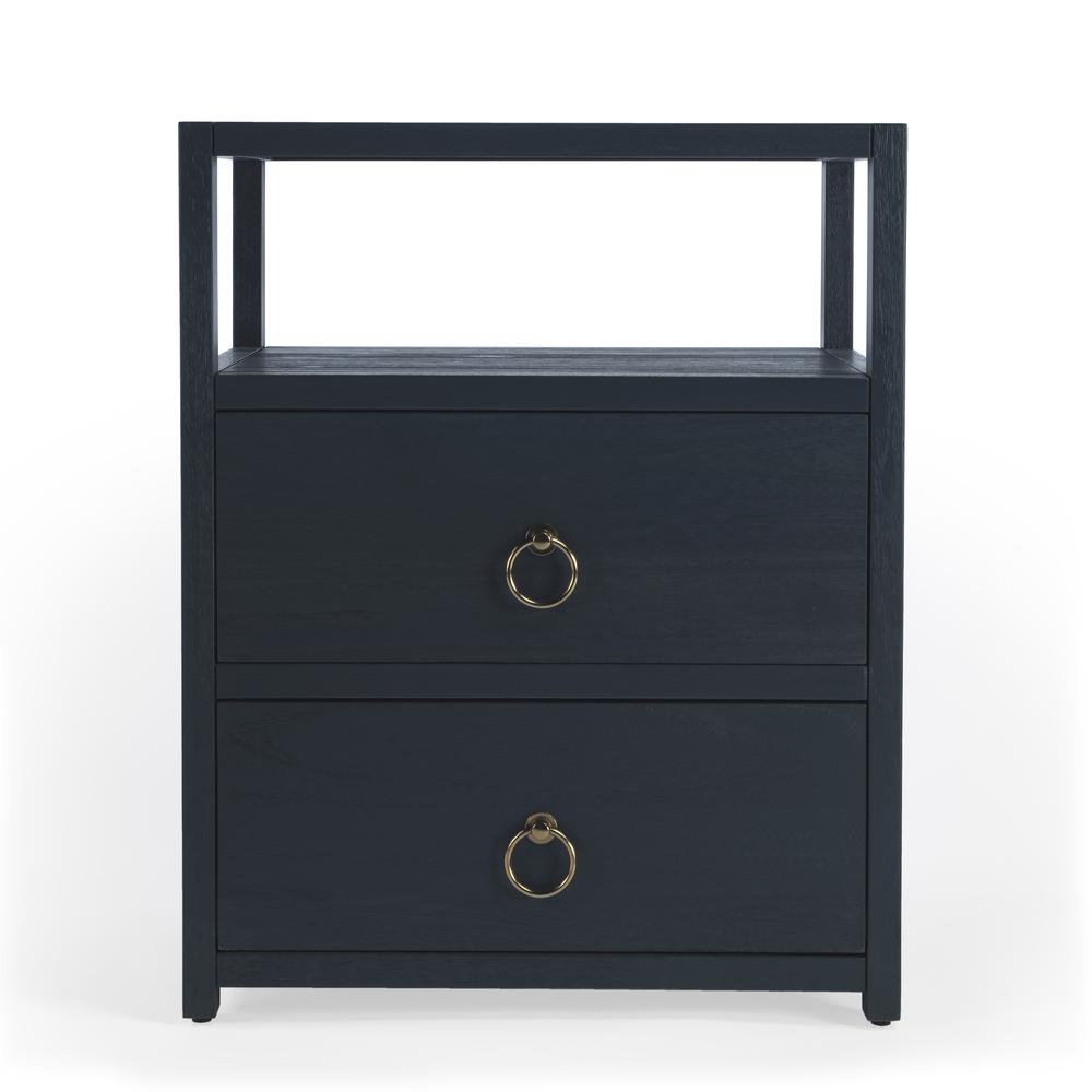 Lark Nightstand, Navy Blue. Picture 4