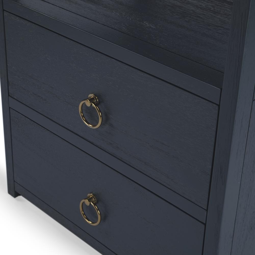 Lark Nightstand, Navy Blue. Picture 5