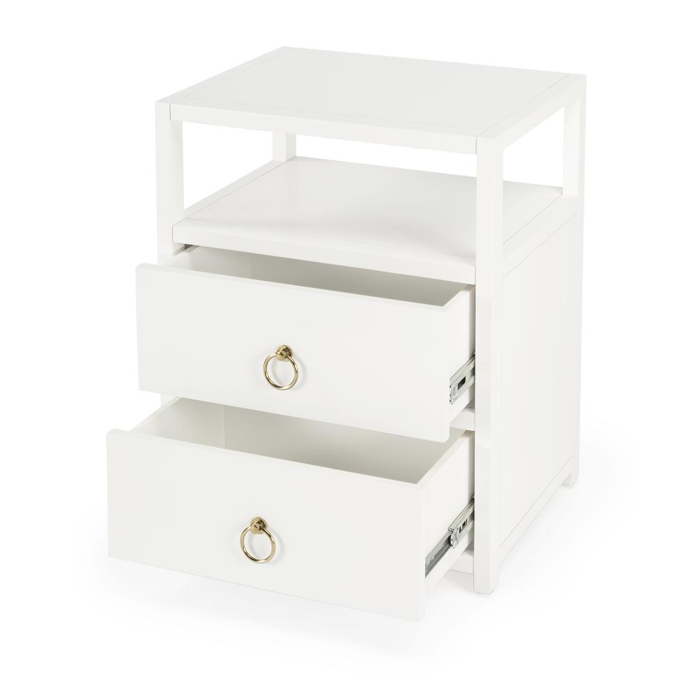 Lark Nightstand, White. Picture 2