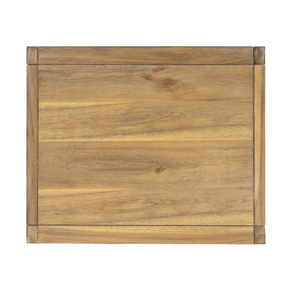 Lark Natural Wood Nightstand, Light Brown. Picture 7