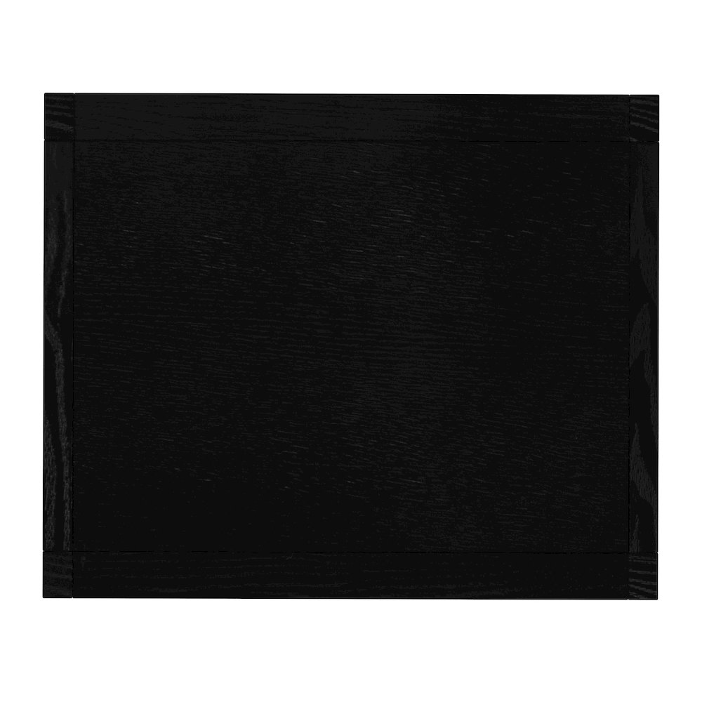 Lark 21 in. W Wood 2 Drawer Nightstand with Shelf, Black. Picture 7