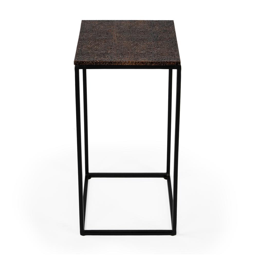Lacrossa Top Side Table, Bronze. Picture 2