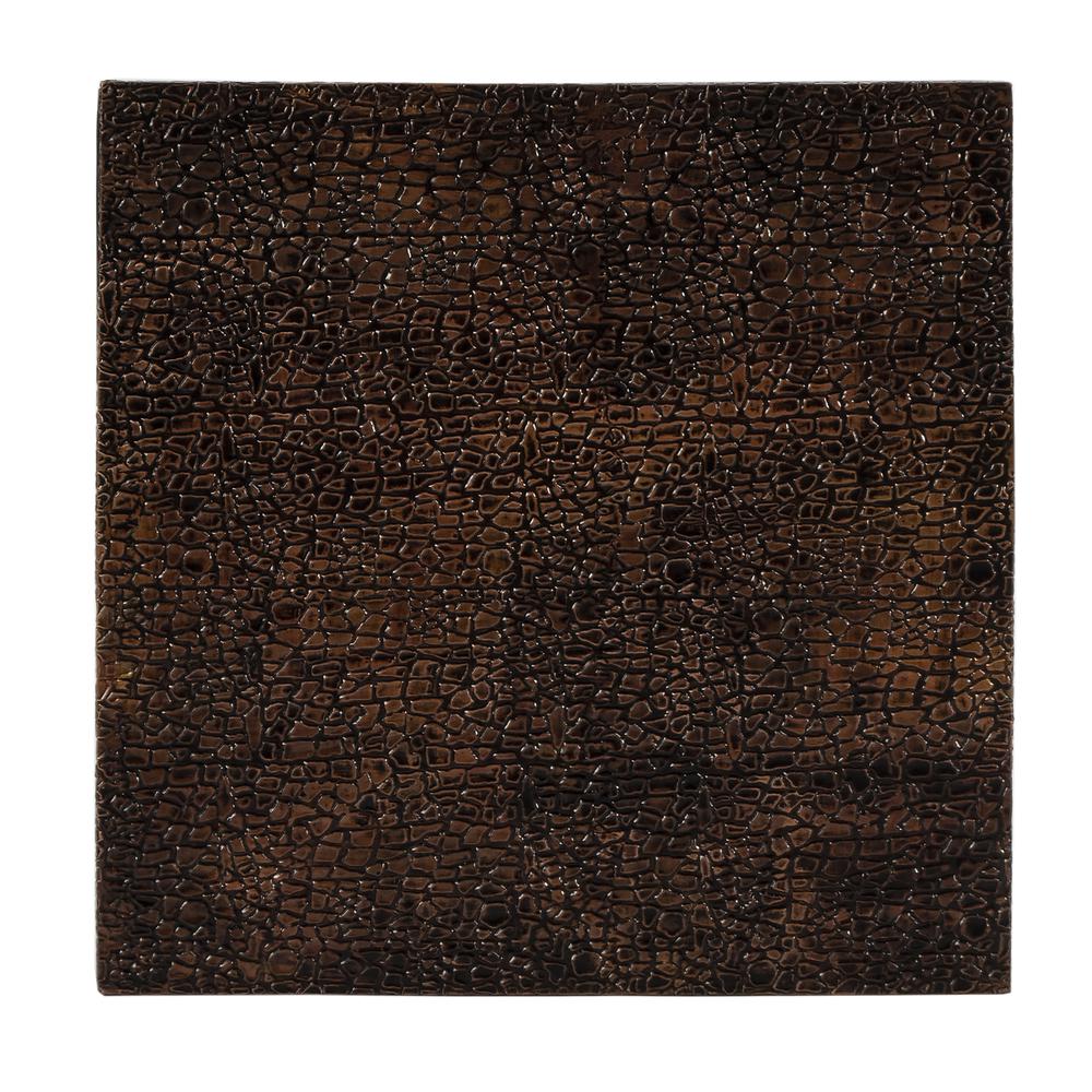 Lacrossa Top Side Table, Bronze. Picture 5