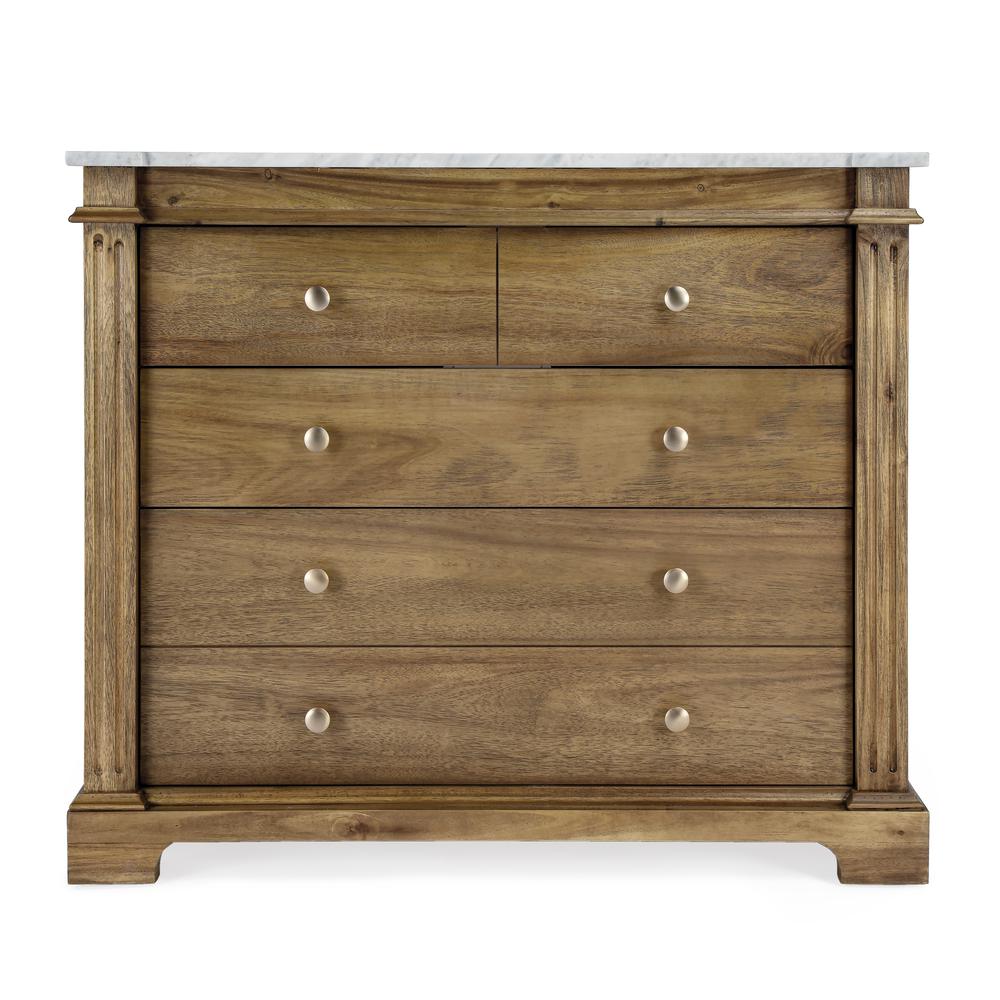 Rachelle 42 in. W Single Bathroom Vanity Set, Light Brown. Picture 3