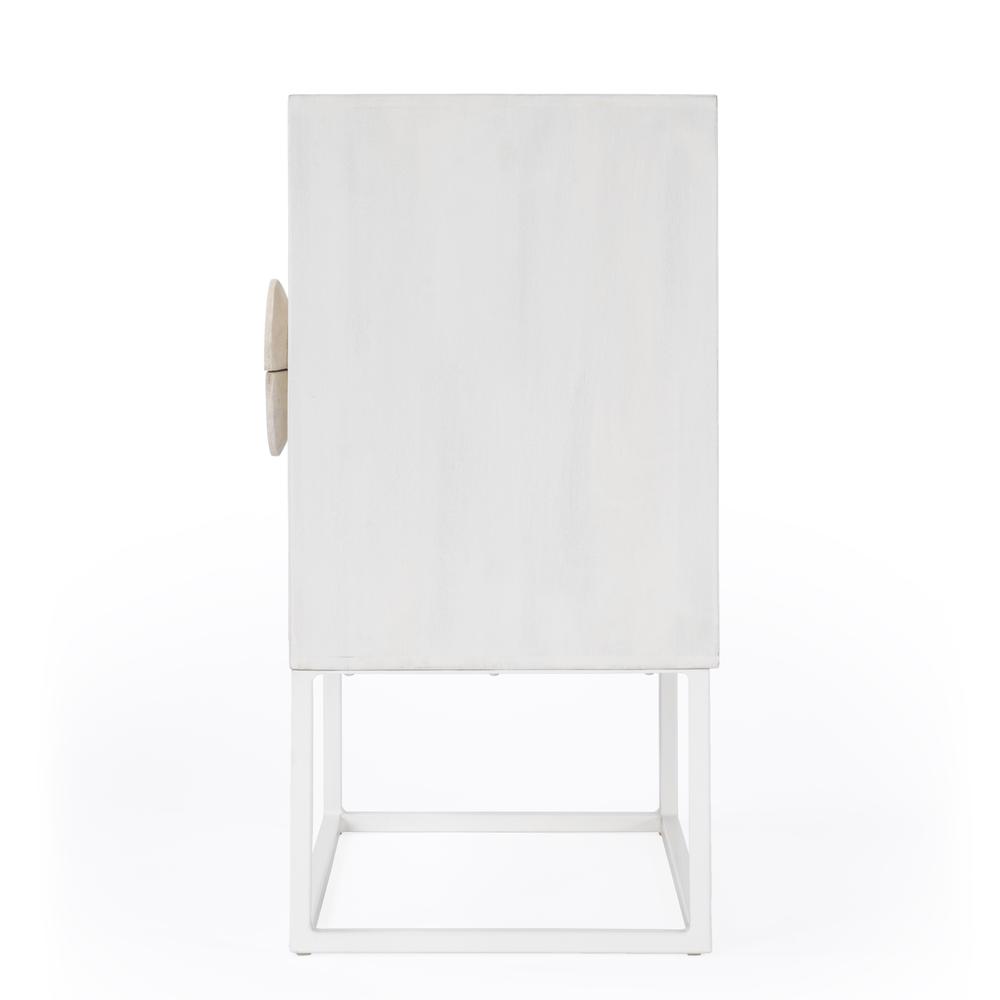 Lennasa 2 drawers Nightstand, White. Picture 5