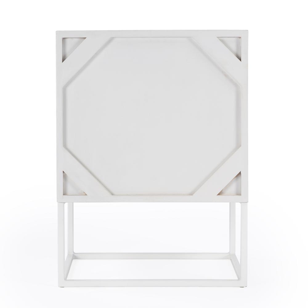 Lennasa 2 drawers Nightstand, White. Picture 6