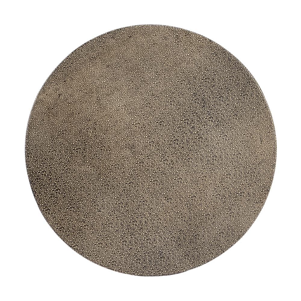 Olenka Round 20"W Side Table, Gold. Picture 4