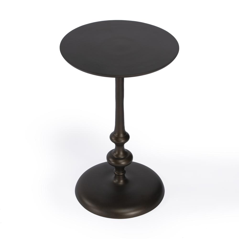 Ivanna Metal Side Table, Bronze. Picture 1