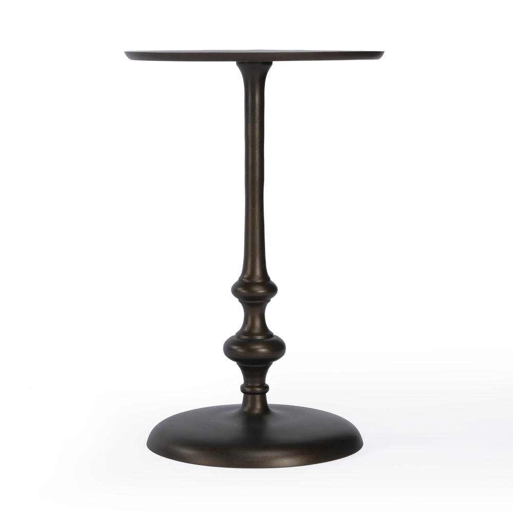 Ivanna Metal Side Table, Bronze. Picture 4