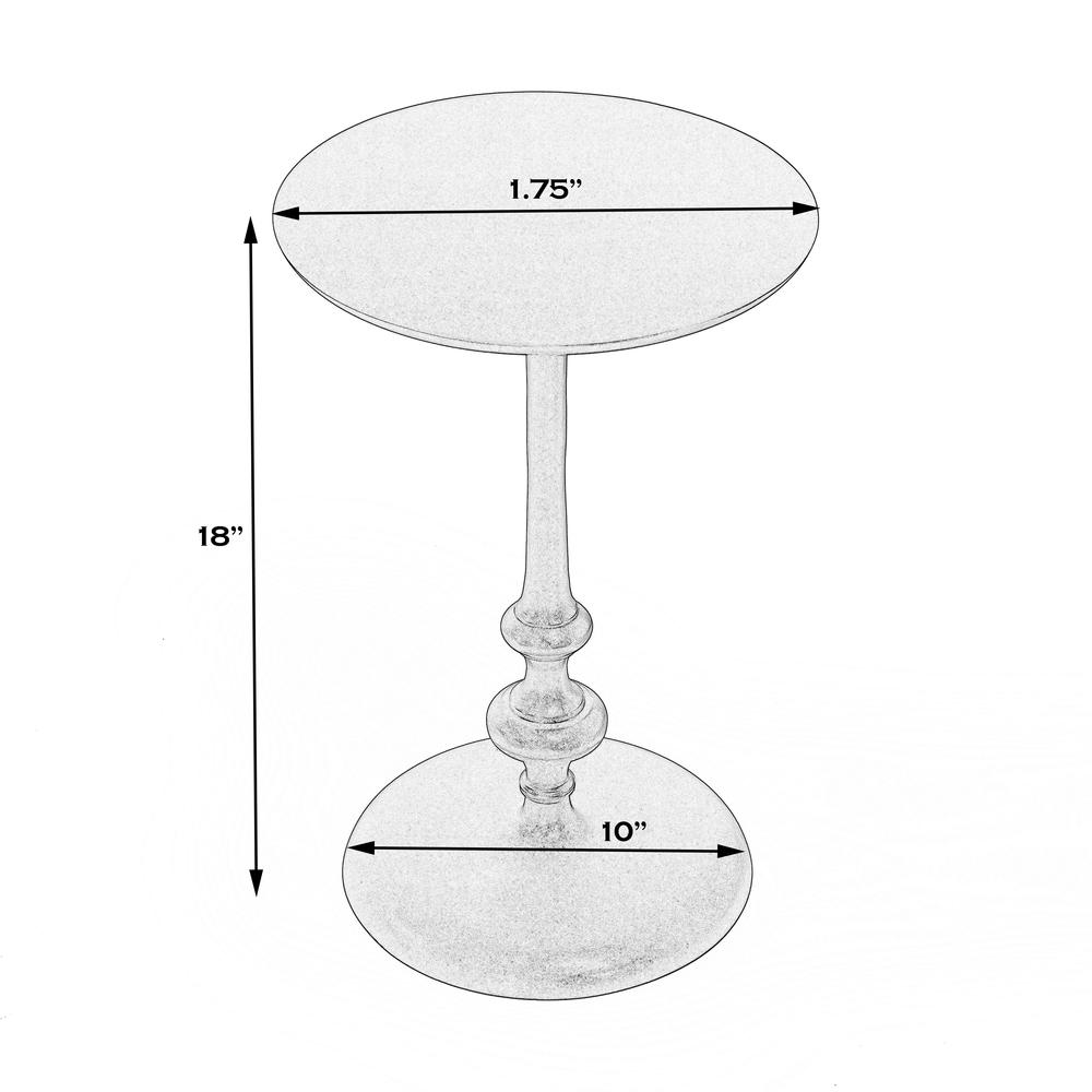 Ivanna Metal Side Table, Bronze. Picture 6