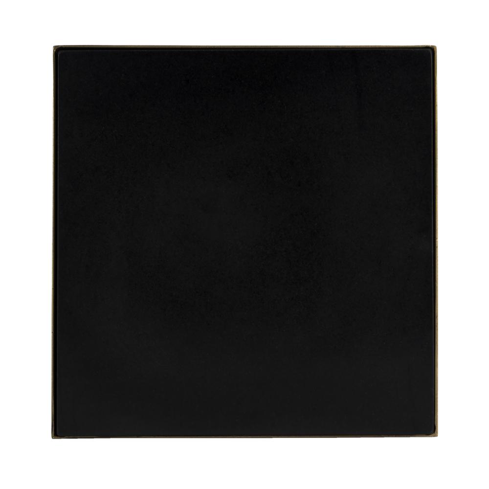 Imogen Iron and Granite Side Table, Black. Picture 6