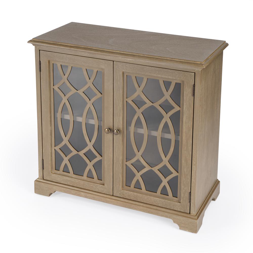 Lee 2 Door Cabinet, Light Brown. Picture 1