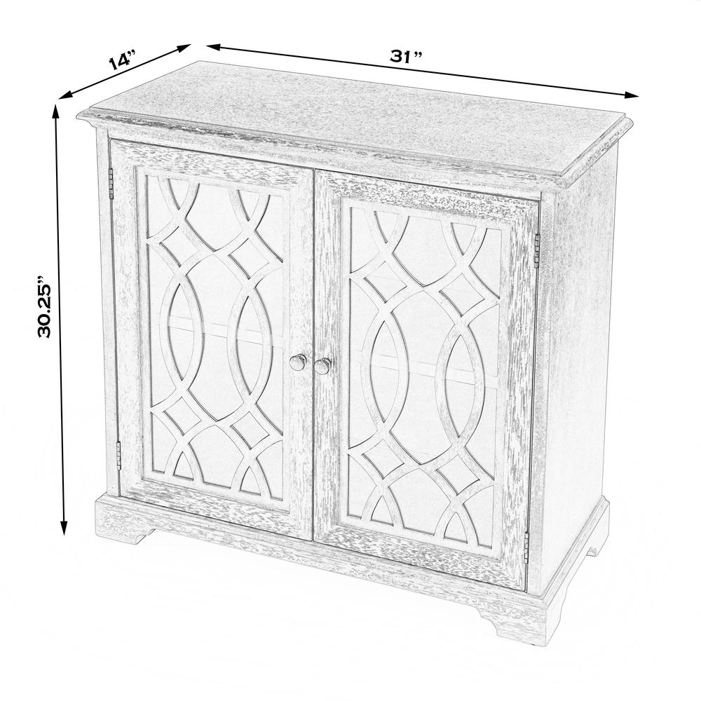 Lee 2 Door Cabinet, Light Brown. Picture 2