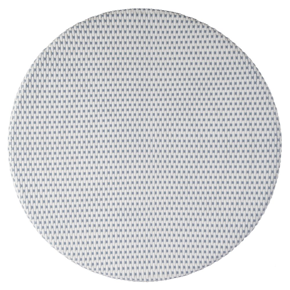 Tobias 30 in. W Outdoor Round Rattan and Metal Bistro Table. Picture 7