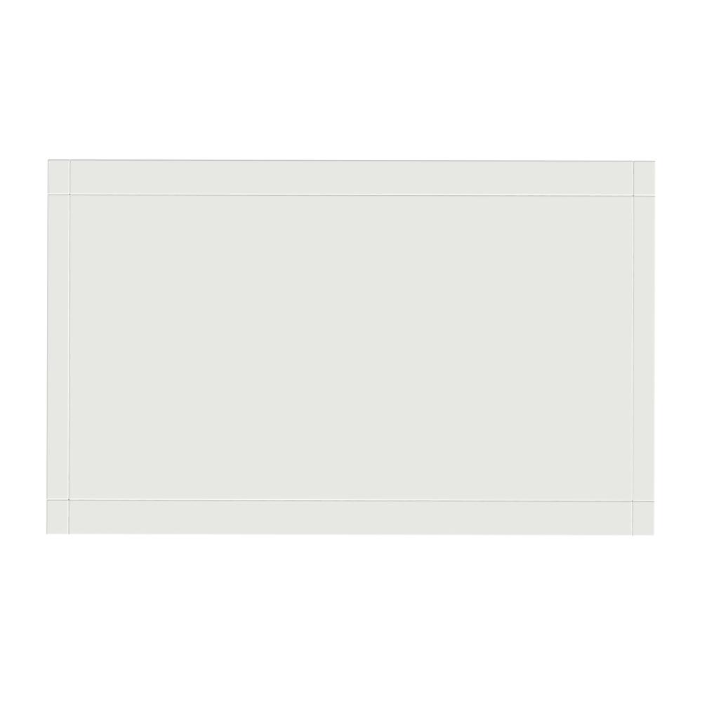 Lark 2 Drawer Wide Nightstand, White. Picture 5