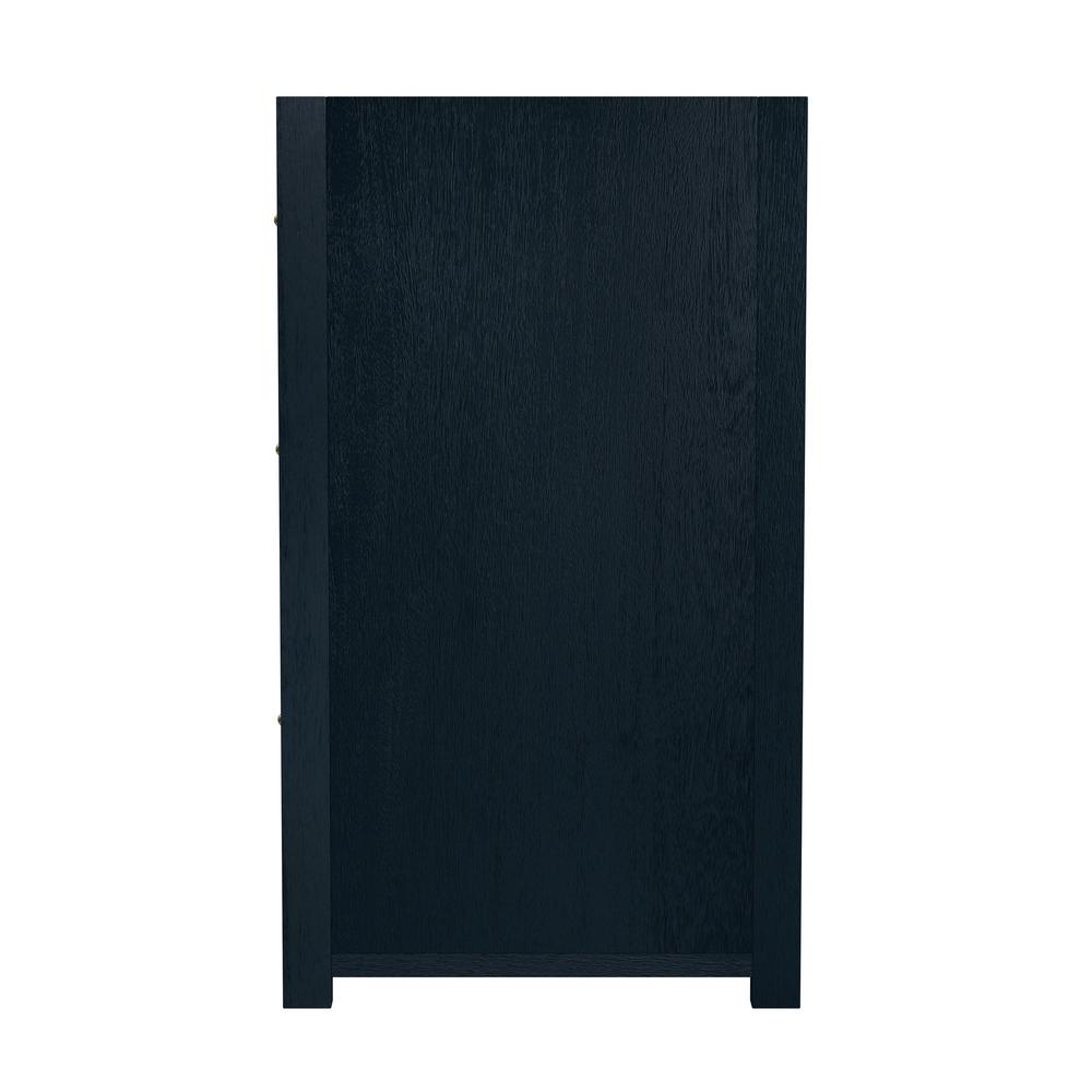 Lark  3 Drawer Nightstand, Navy Blue. Picture 3