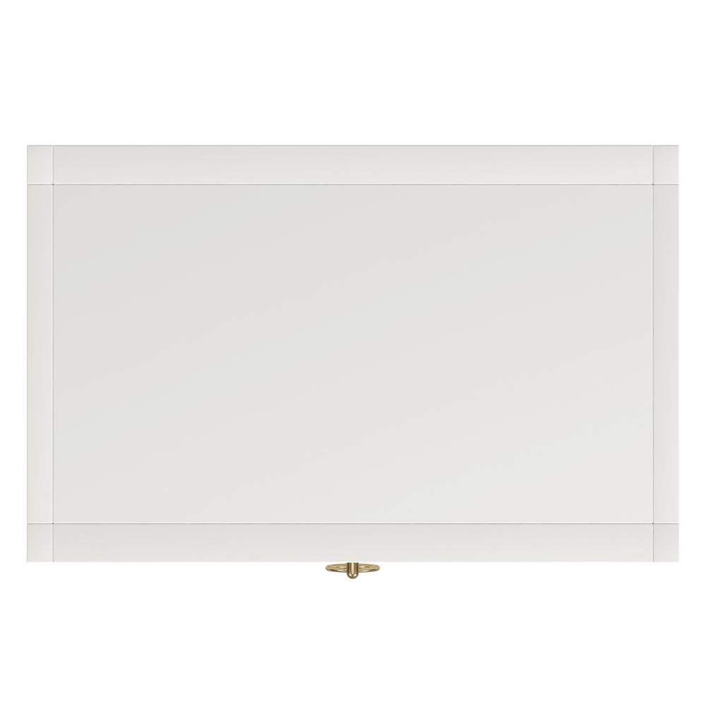 Lark 3 Drawer Nightstand, White. Picture 5