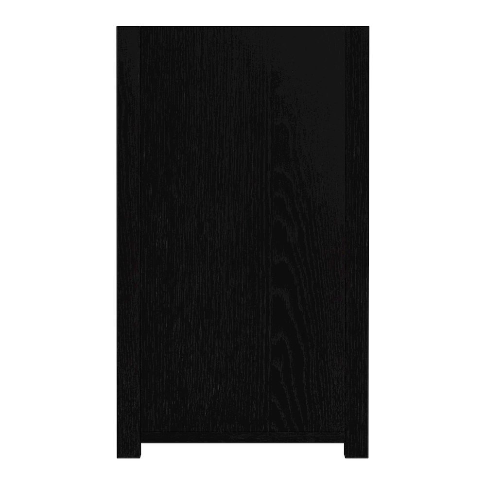 Lark  25 in. W Wood 3 Drawer Nightstand, Black. Picture 5