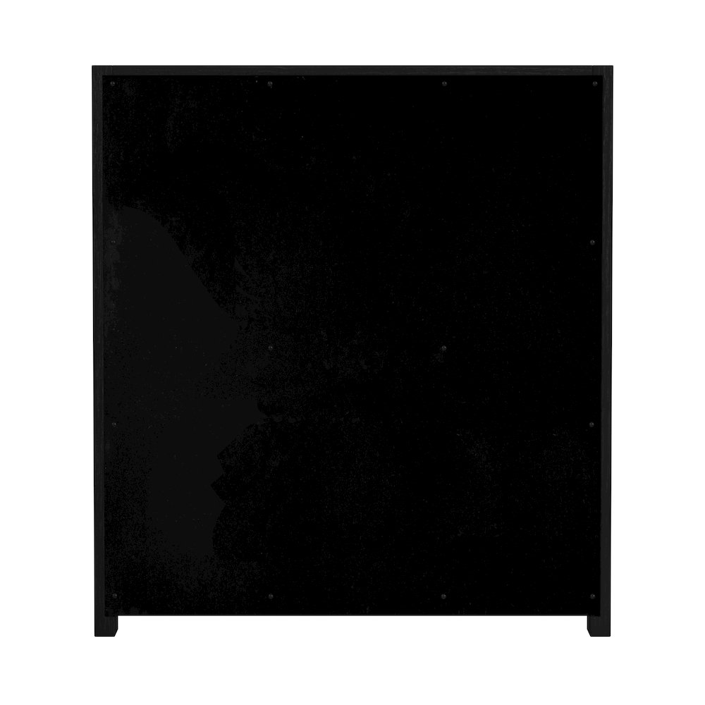 Lark  25 in. W Wood 3 Drawer Nightstand, Black. Picture 6