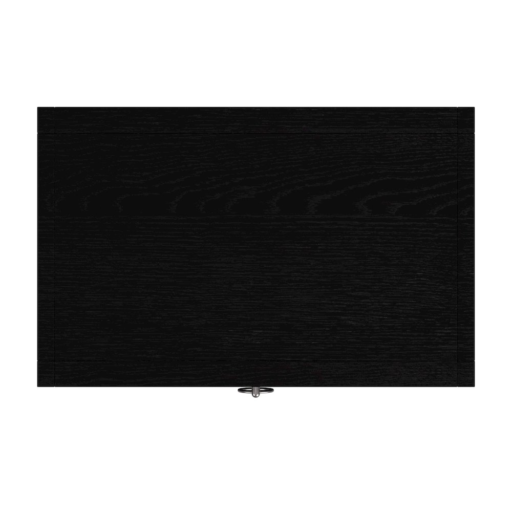 Lark  25 in. W Wood 3 Drawer Nightstand, Black. Picture 7
