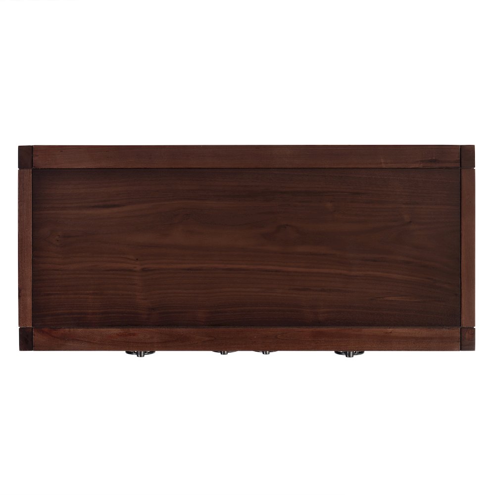 Lark 31 in. W Rectangular Wood Accent Storage Cabinet, Medium Brown. Picture 10