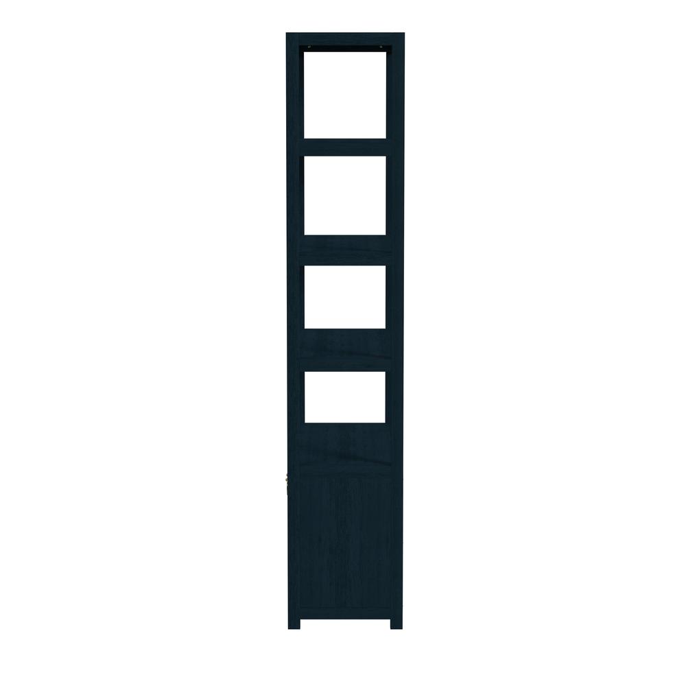 Lark  4- Tier Etagere  Etagere Bookcase, Navy Blue. Picture 3