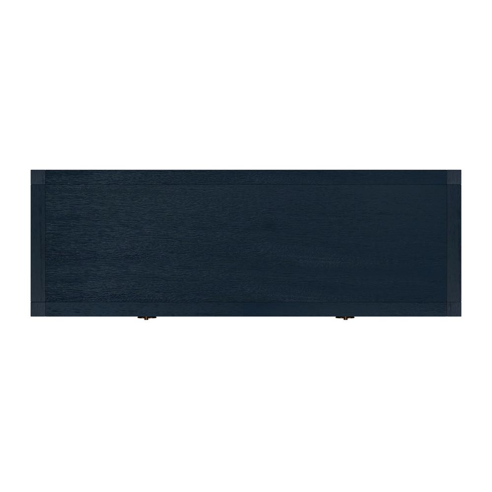 Lark 44"  Wood Console Table, Navy Blue. Picture 6