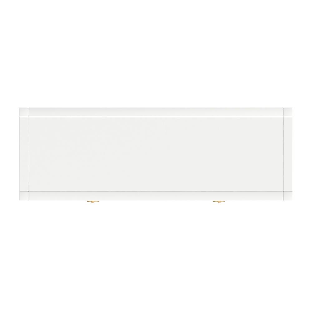 Lark 44" Wood Console Table, White. Picture 5