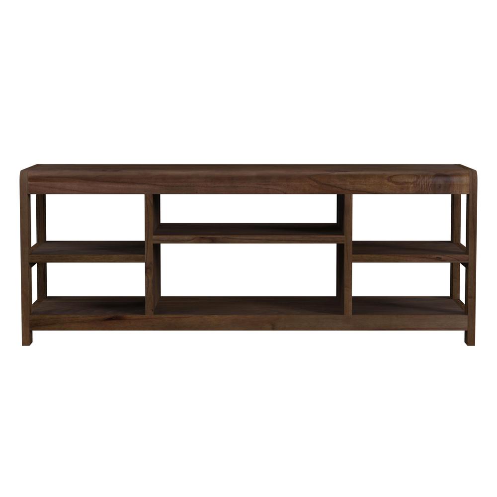 Hanover Walnut 44" TV Stand, Dark Brown. Picture 2