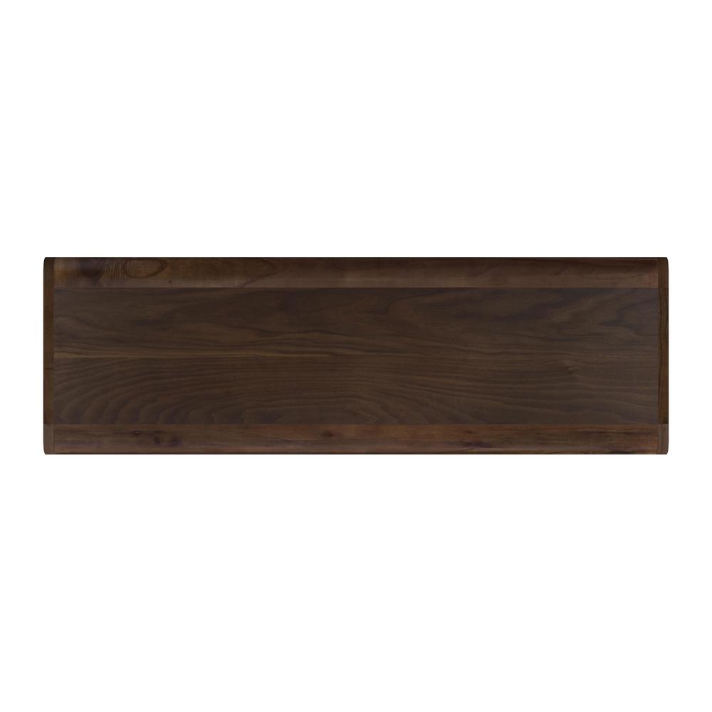 Hanover Walnut 44" TV Stand, Dark Brown. Picture 4