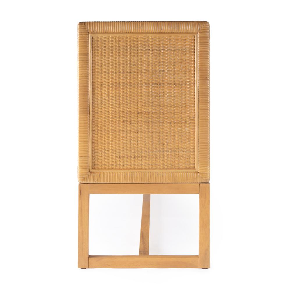 Captiva Rattan 4 Door 76" Sideboard, Natural. Picture 4