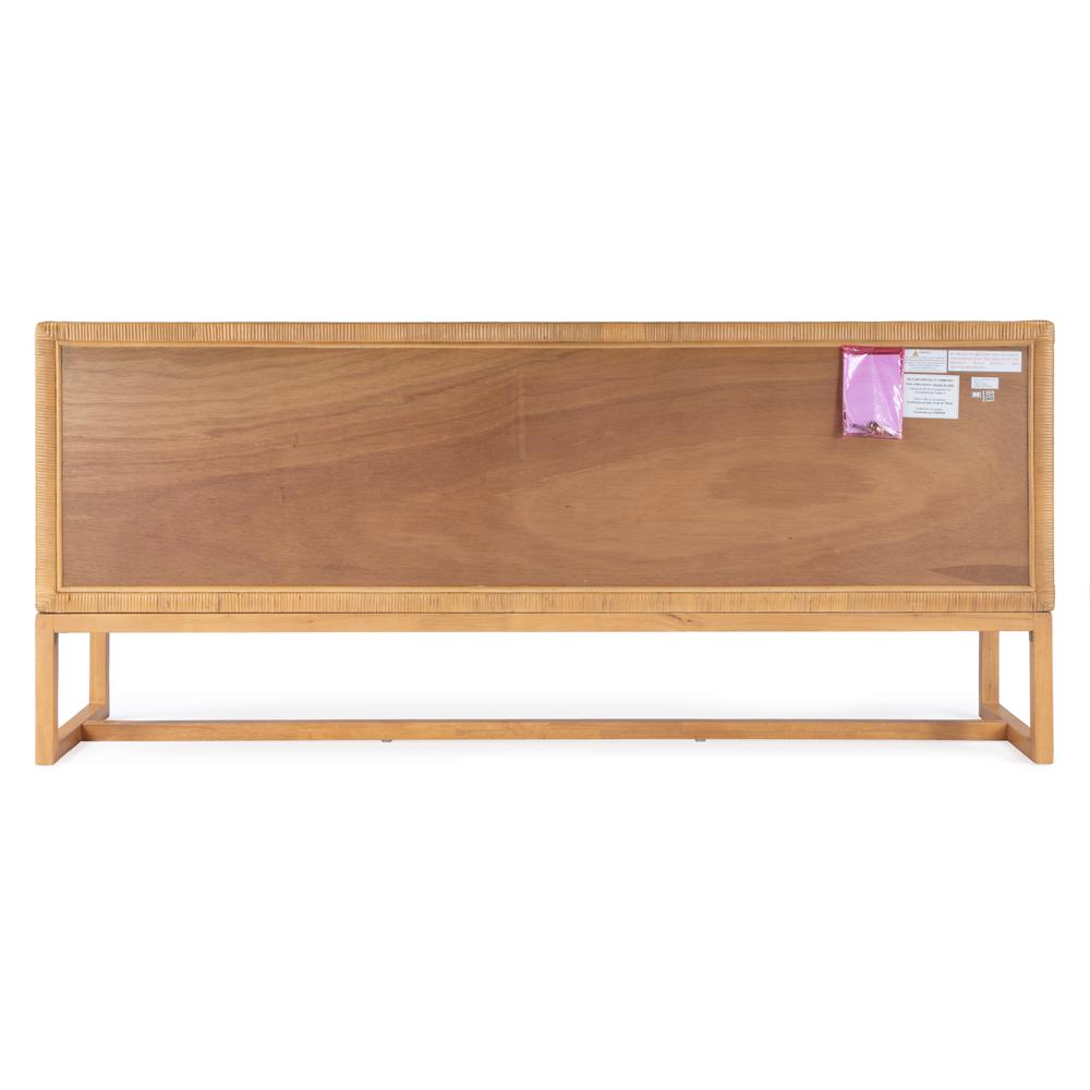 Captiva Rattan 4 Door 76" Sideboard, Natural. Picture 5
