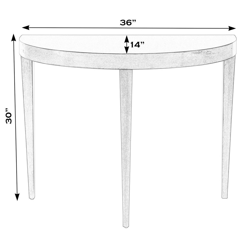 Ingrid Console Table, Brown. Picture 7