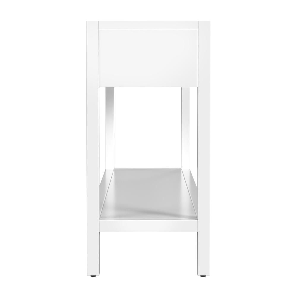 Lark 3 Drawer 65" Console Table, White. Picture 3